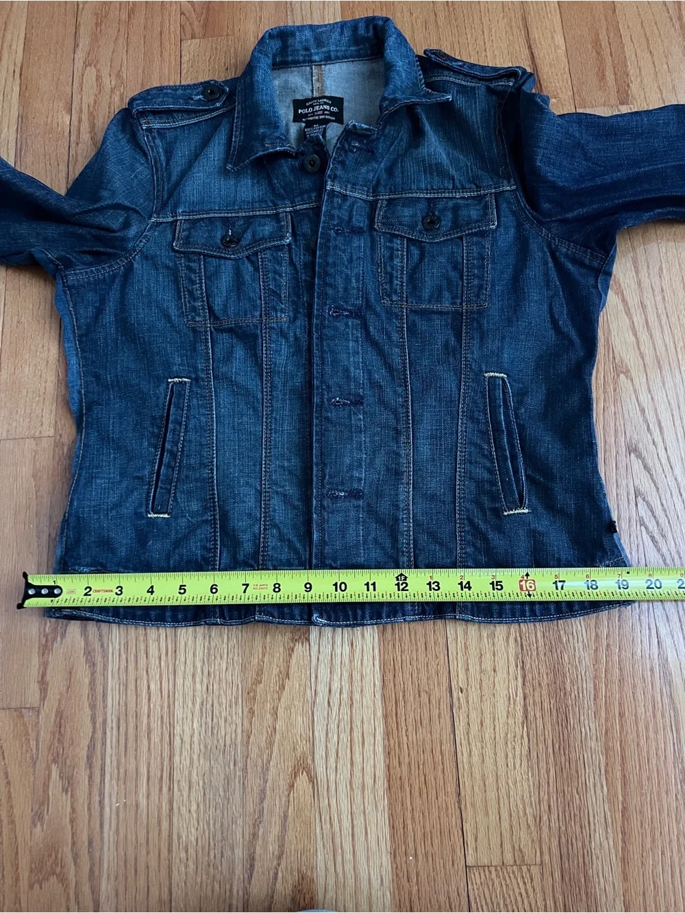 Ralph Lauren Polo Jeans Co. Dark Blue Denim Jacket - Picture 5 of 10
